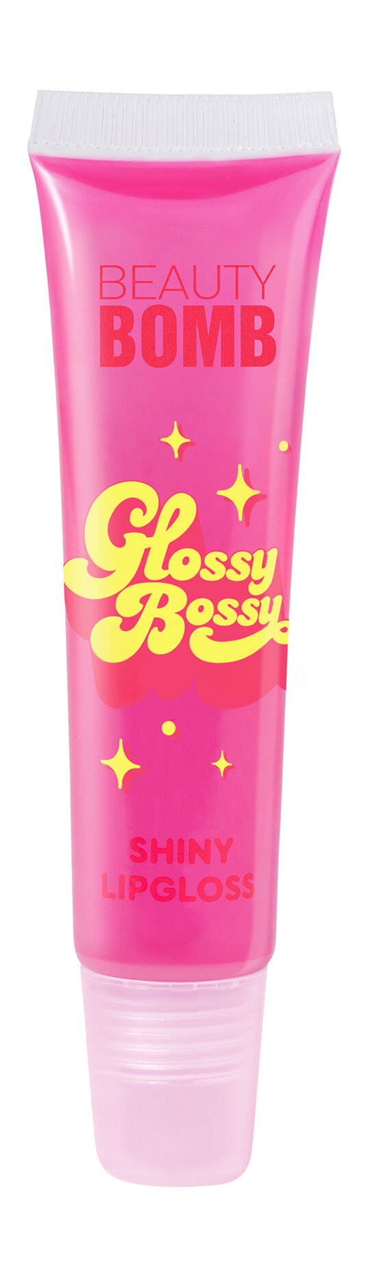 BEAUTY BOMB Блеск для губ Glossy Bossy, 12 мл, 02 Розовый лимонад