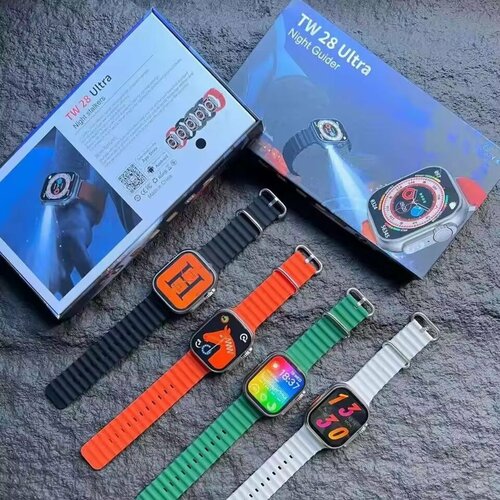 Смарт часы TW 28 Ultra Night Guider зелёные с фонариком Smart watch ТВ 28 Ультра 254500₽