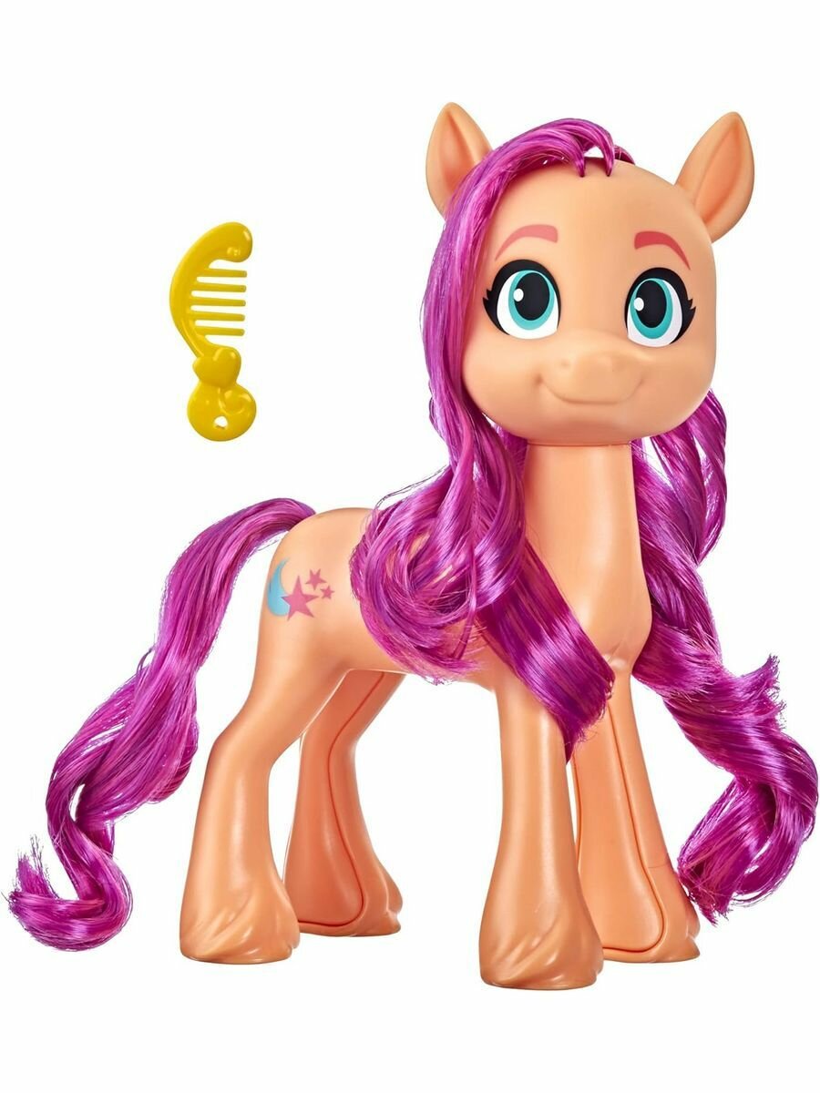 My Little Pony Игрушка Фильм Мега Велью с аксессуаром Санни 18 см F1775/F1588