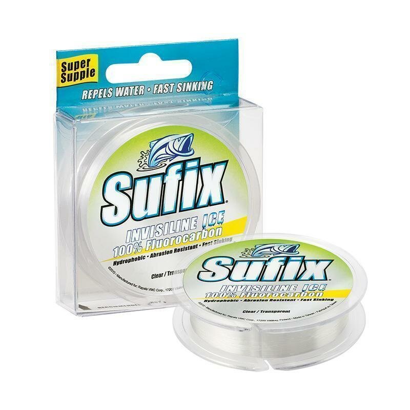 Sufix Леска монофильная зимняя флюорокарбон SUFIX INVISILINE ICE FLUOROCARBON (DS1IN018024A5C (50 м 0,16мм) )