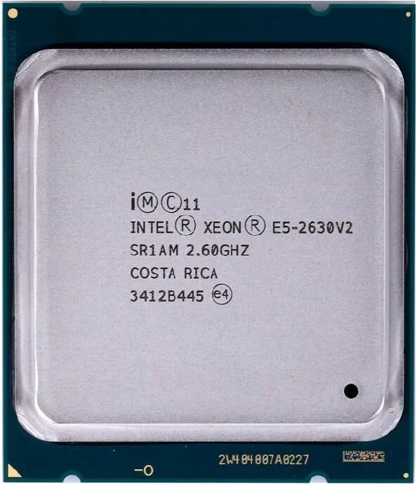 Процессор Intel Xeon E5 2630v2 (2,6 ГГц, LGA 2011, 15 МБ, 6 ядер)