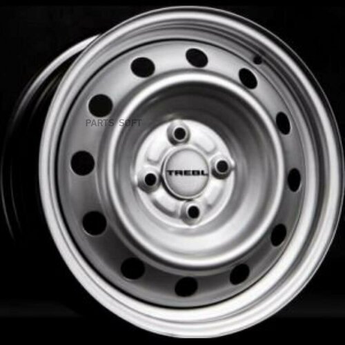 Trebl 6215 14 / 5.5j pcd 4x108.00 et 24.00 цо 65.10 стальной / серебристый