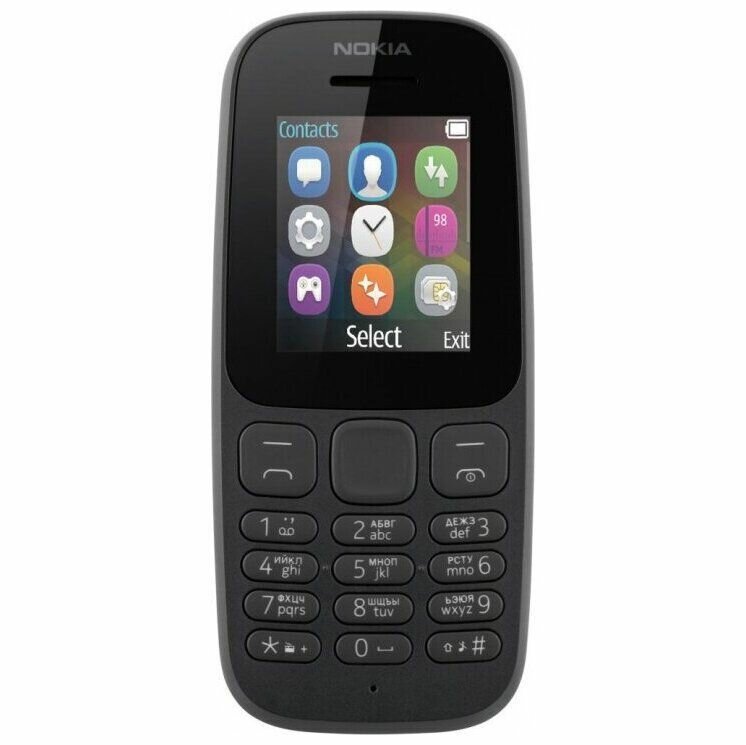 Мобильный телефон NOKIA 105 TA-1428 DS EAC UA CHARCOAL - фото №10