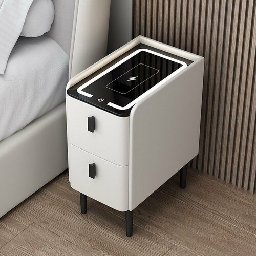 Тумба прикроватная LevelMore, с зарядкой и подсветкой, 30х40х45 см