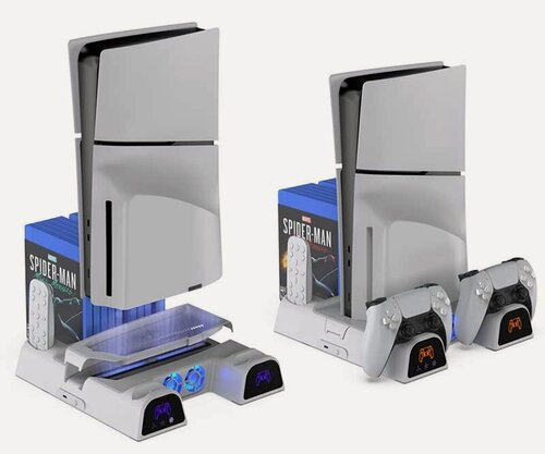 Изображение товара Многофункциональная охлаждающая подставка для PS5/PS5 Slim (Dobe TP5-3532D)