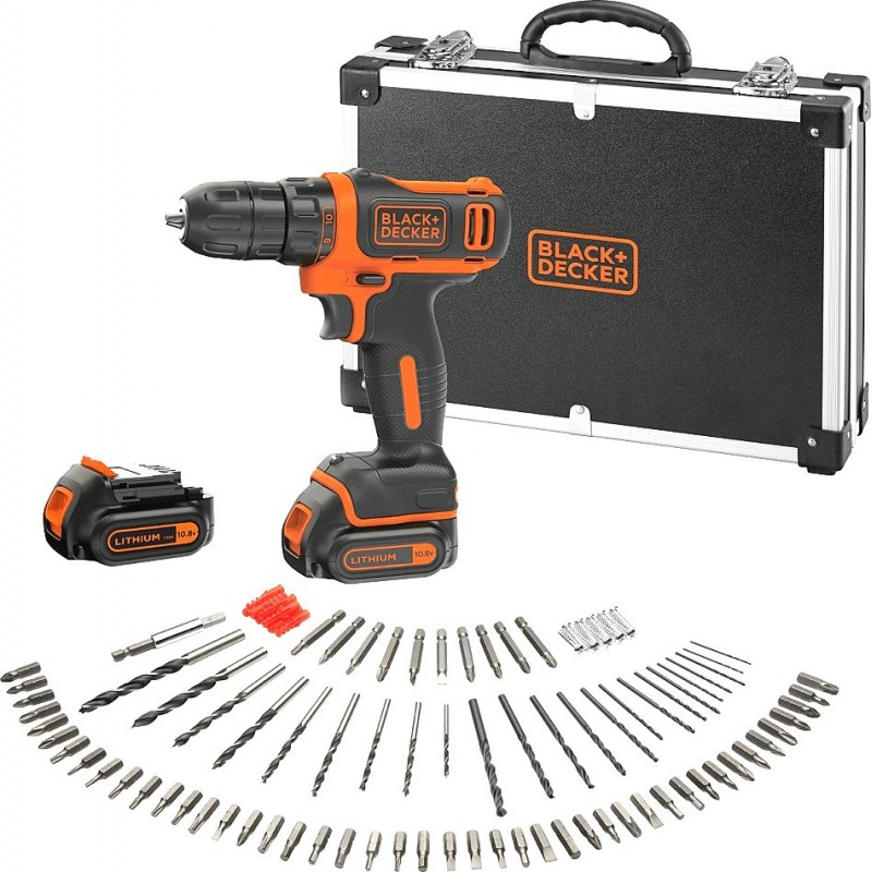 Дрель-шуруповерт Black&Decker BDCDD12BAFC-QW