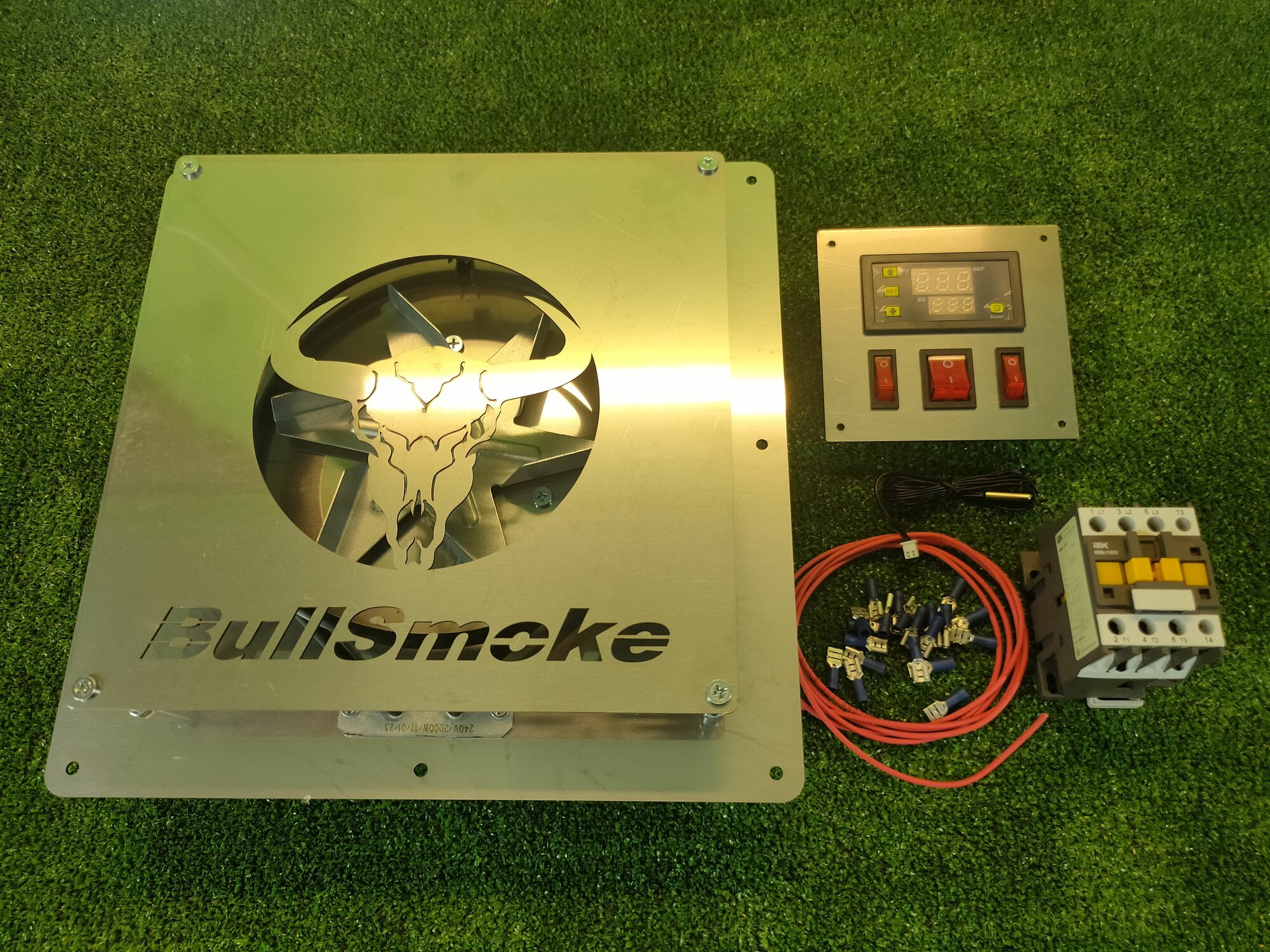 Конвекция для коптильни BullSmoke ТЭН 2кВт+панель управления+контактор 10кВт