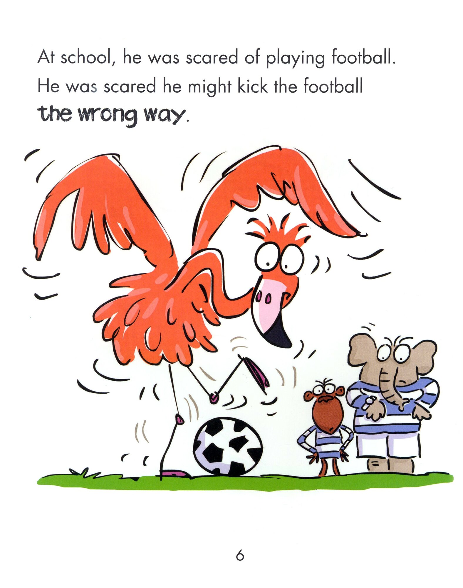 Flamingo is Brave - A book about feeling scared - фото №2