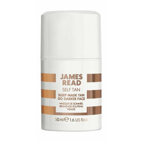 Ночная маска для лица уход и загар темная / James Reed Self Tan Sleep Mask Tan Go Darker Face