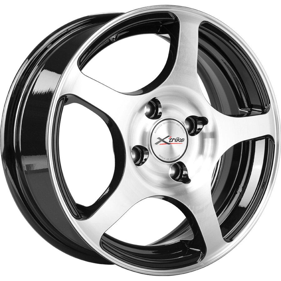 Xtrike X-103 5.5X14 4X98 ET35 58.5 BK/FP (Компл. 4шт.)