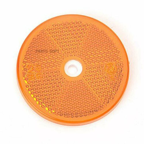 WAS 845 Светоотражатель круглый 61 мм оранжевый с отверстием 314₽