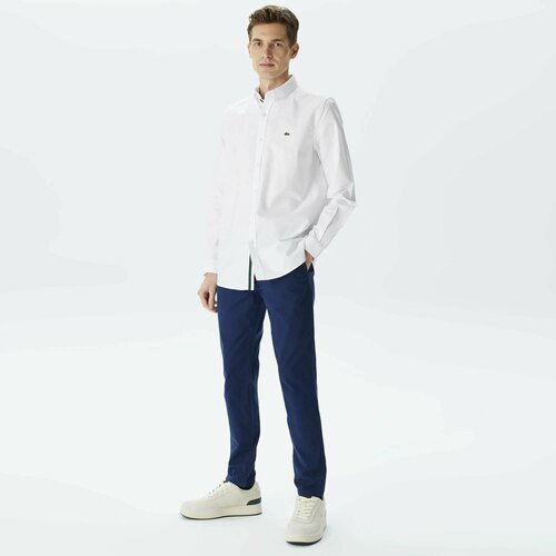 Брюки LACOSTE, размер T42, синий брюки lacoste размер t42 белый