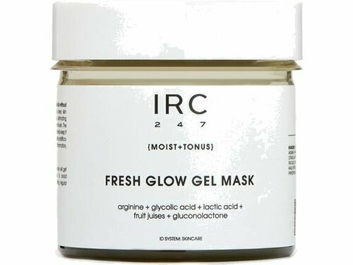 Тонизирующая маска с фруктовыми кислотами и глюконолактоном IRC Fresh glow gel mask