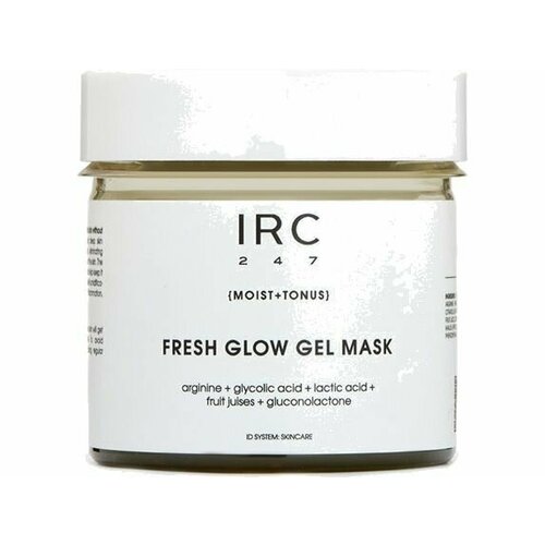 Тонизирующая маска с фруктовыми кислотами и глюконолактоном IRC Fresh glow gel mask