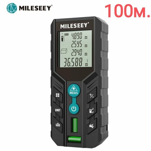 Дальномер лазерный Mileseey D2, 100м лазерный дальномер 40 м mileseey s6