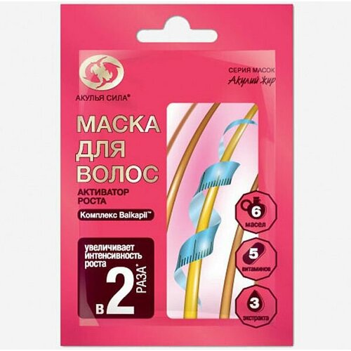 Акулья сила Маска для волос Активатор роста 410₽