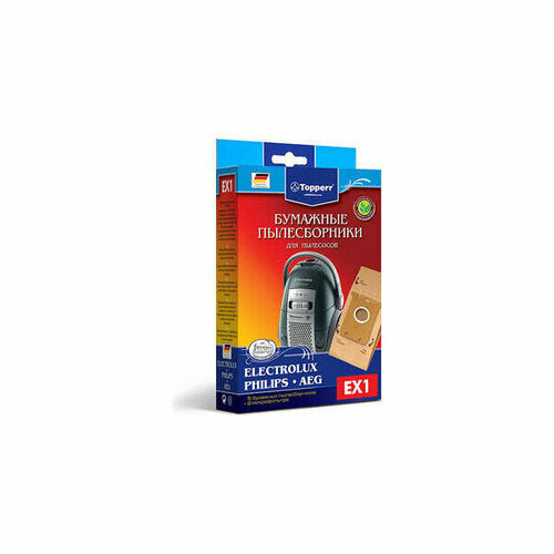 Мешки для пылесоса Topperr EX1 Electrolux Philips AEG Bork Zanussi 3765₽
