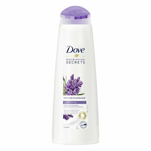 шампунь dove nourishing secrets восстановление 250 мл Шампунь Dove Nourishing Secrets Густые и сильные лаванда и розмарин 380 мл