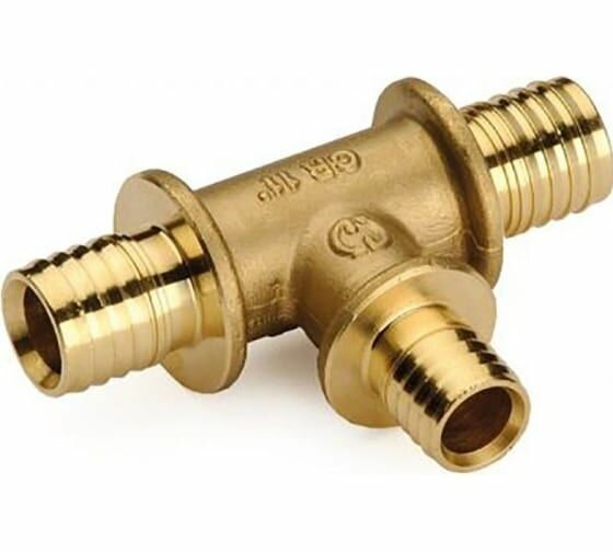 Тройник редукционный 20-20-16 ELSEN, латунь — фото 1