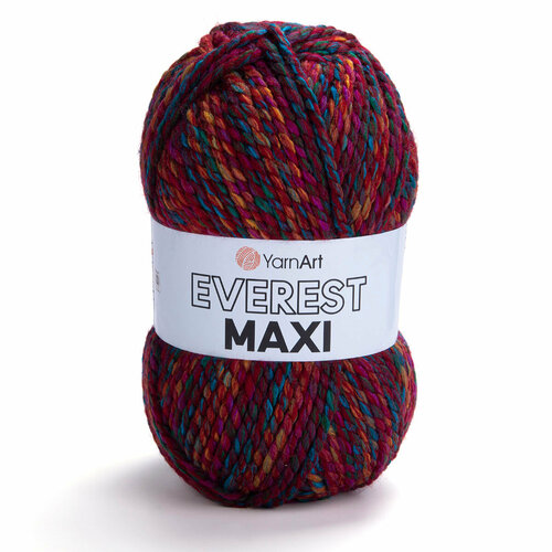 Пряжа для вязания YarnArt 'Everest Maxi' 200гр 134м (30% шерсть, 70% акрил) (8026 меланж), 3 мотка