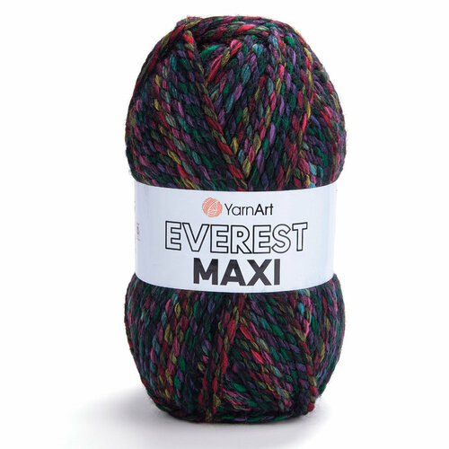 Пряжа для вязания YarnArt 'Everest Maxi' 200гр 134м (30% шерсть, 70% акрил) (8024 меланж), 3 мотка