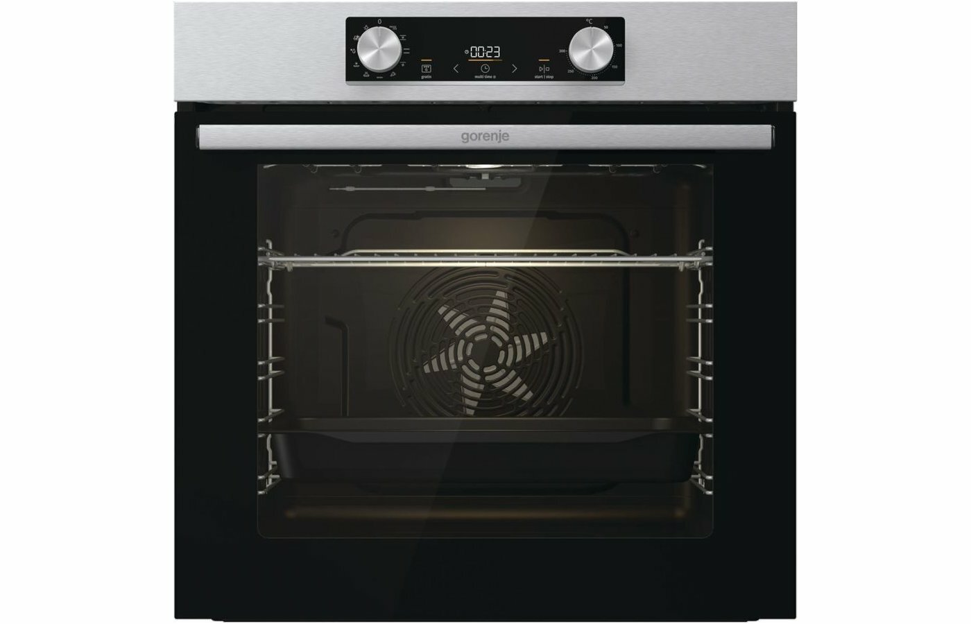 Электрический духовой шкаф Gorenje BO6735E02XK, серебристый