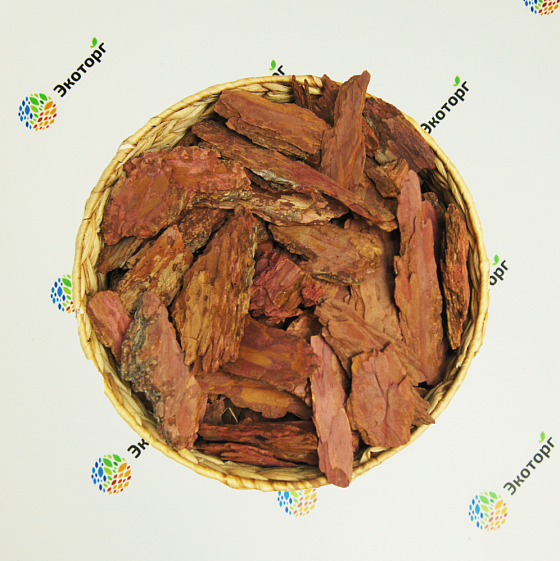 Кора сибирской лиственницы большая (более 10 см.) 60л.