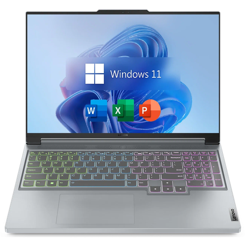 16 Игровой ноутбук Lenovo Legion Slim 5 Gen 8 AMD Ryzen 5 7640HS 50 ГГц RAM 16 ГБ DDR5 SSD 1 ТБ NVIDIA GeForce RTX 3050 6 ГБ Windows 11 Pro Русская клавиатура RGB-подсветка 127990₽