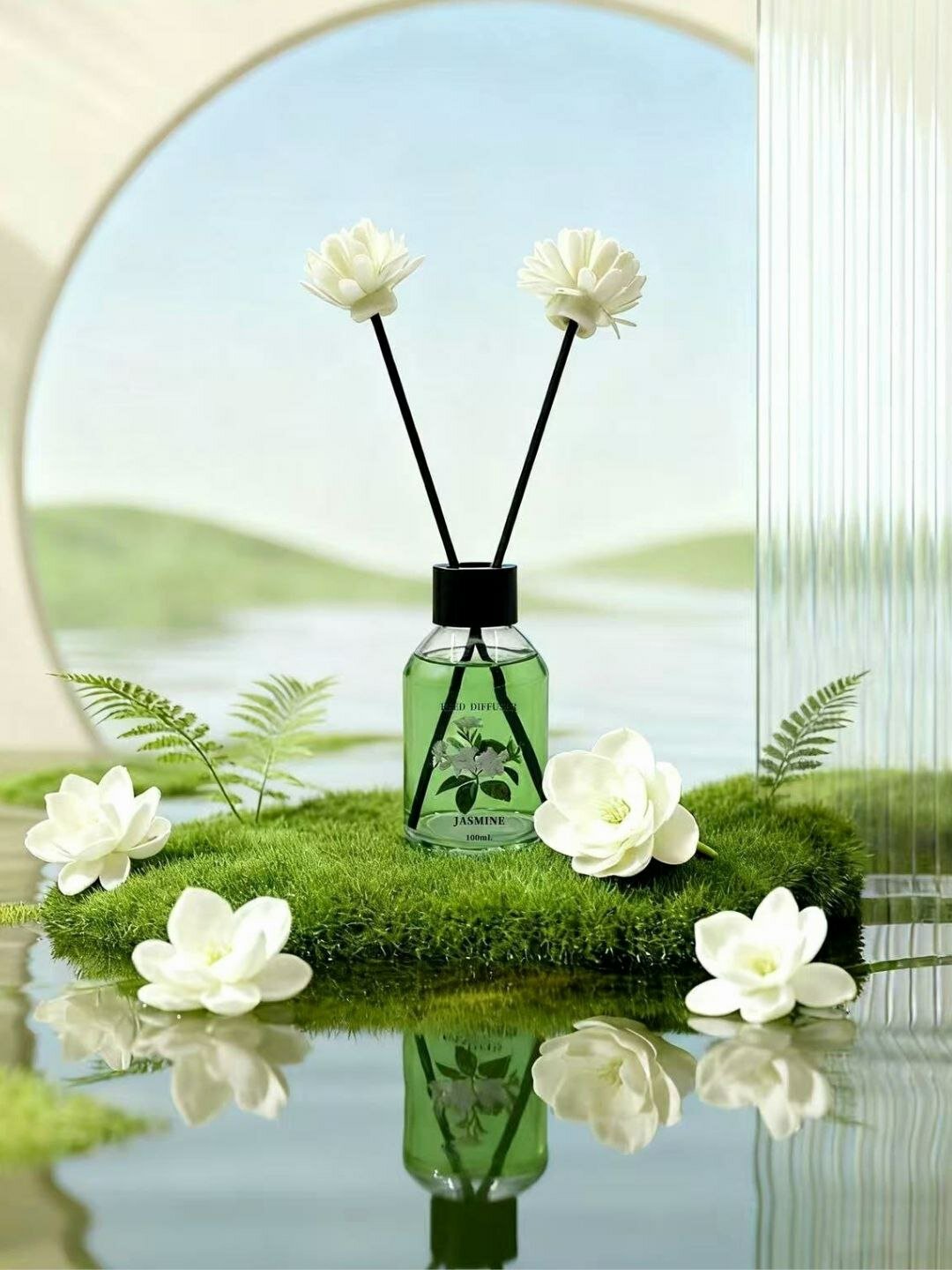 Освежитель воздуха аромадиффузор для дома, офиса и автомобиля, 100 мл, стойкие ароматы