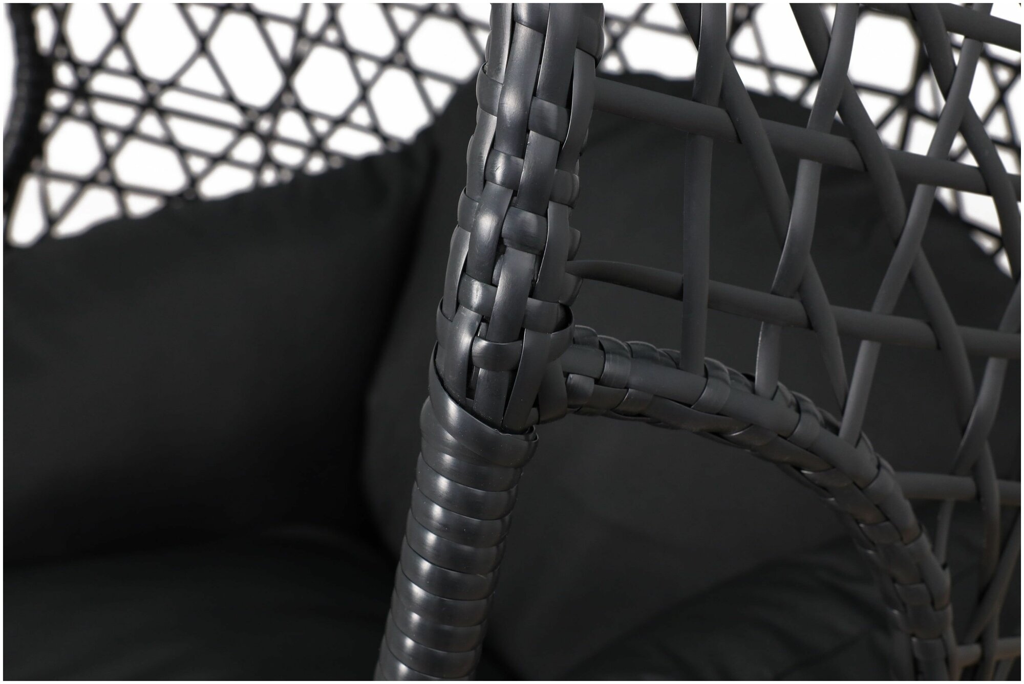 Кресло подвесное Paros, черный - фотография № 6