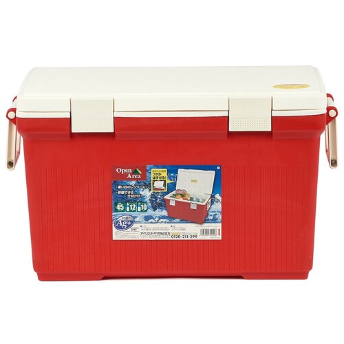 фото Термобокс термоконтейнер изометрический, сумка холодильник, iris ohyama, cooler box 45, красный