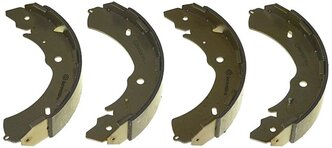 Барабанные тормозные колодки задние brembo S54523 для Fiat Fullback, Isuzu D-Max, Mitsubishi L200, Subaru Legacy (4 шт.)