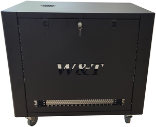 Телекоммуникационный шкаф 19 дюймов 12U 600x800мм напольный черный W&T D126080BWTWOF-RU