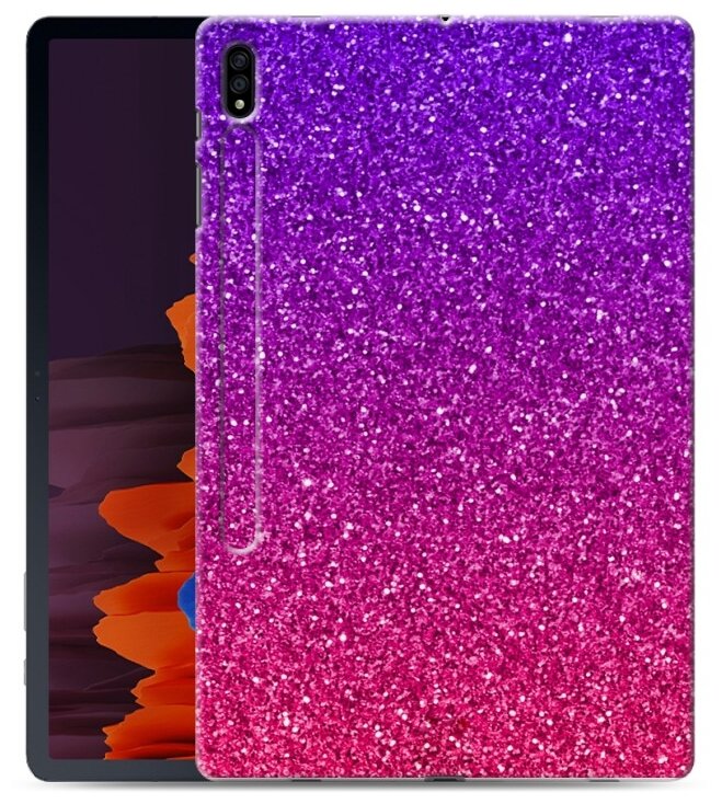 Дизайнерский силиконовый чехол для Samsung Galaxy Tab S7 Plus Тренд Микс