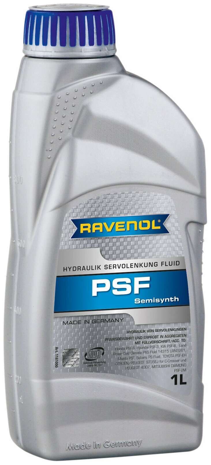 Трансмиссионное масло RAVENOL PSF Fluid (1л) new