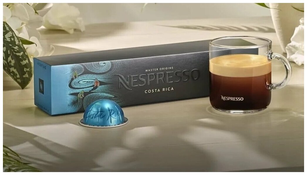 Кофе в капсулах Nespresso Vertuo, VL MO Costa Rica VL 150, натуральный, молотый кофе в капсулах, для капсульных кофемашин, оригинал, неспрессо , 10шт - фотография № 2