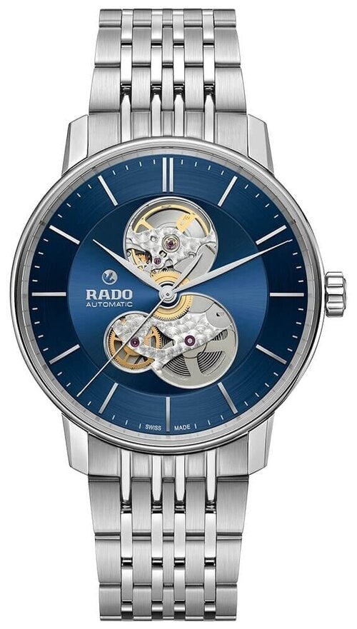 Наручные часы RADO Coupole Classic, синий, серебряный