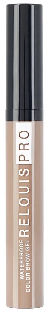 Relouis Гель для бровей Pro Waterproof Color Brow Gel, 6 г, 01, blonde