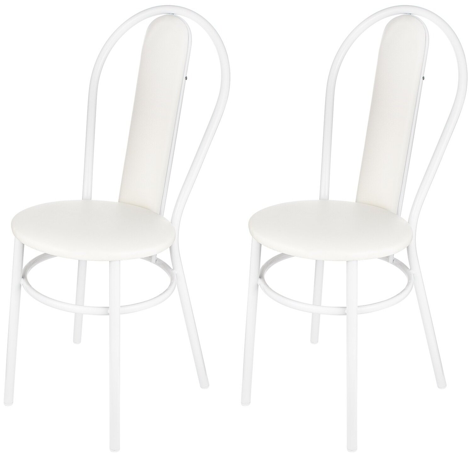 Комплект стульев (2штуки) KETT-UP Сицилия KU191.2П цвет белый / белый