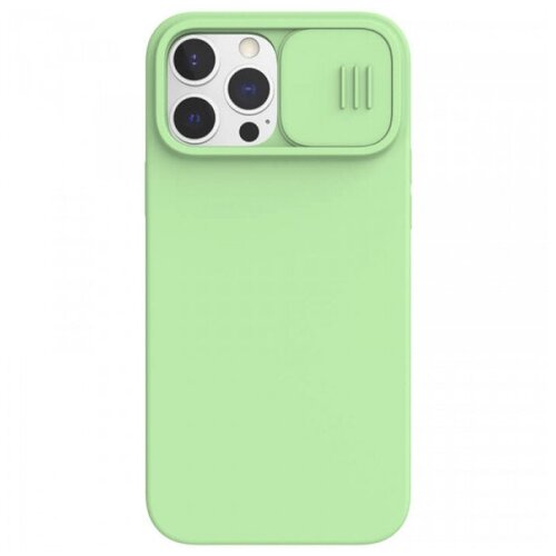 Nillkin CamShield Silky Magnetic Силиконовый чехол для магнитной зарядки с защитой камеры для iPhone 13 Pro Max силиконовый чехол для iphone 15 pro max с защитой камеры темно зеленый