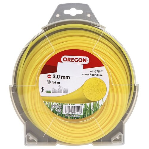 фото Леска для триммера oregon yellow roundline 3mm x 56m 69-370-y