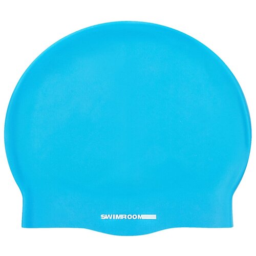 Силиконовая шапочка для плавания / бассейна SwimRoom SwimRoom, цвет голубой