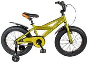 Детский велосипед TechTeam Bully 18" Fat Bike, зеленый