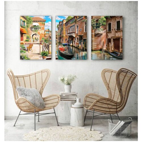 Комплект картин на дереве 