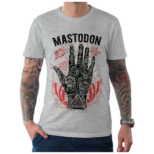 фото Футболка design heroes mastodon мужская белая s
