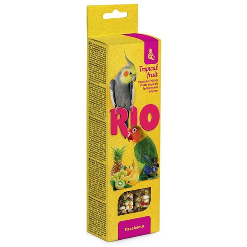 Палочки для средних попугаев с Тропическими фруктами, 2 шт х 75 гр