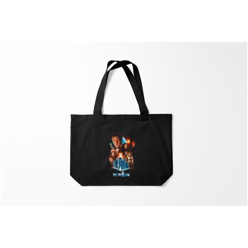 фото Сумка-шоппер / 46х35 см / сериалы / doctor who team burnettie