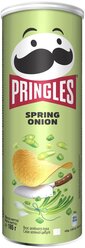 Чипсы Pringles картофельные Spring onion, 165 г