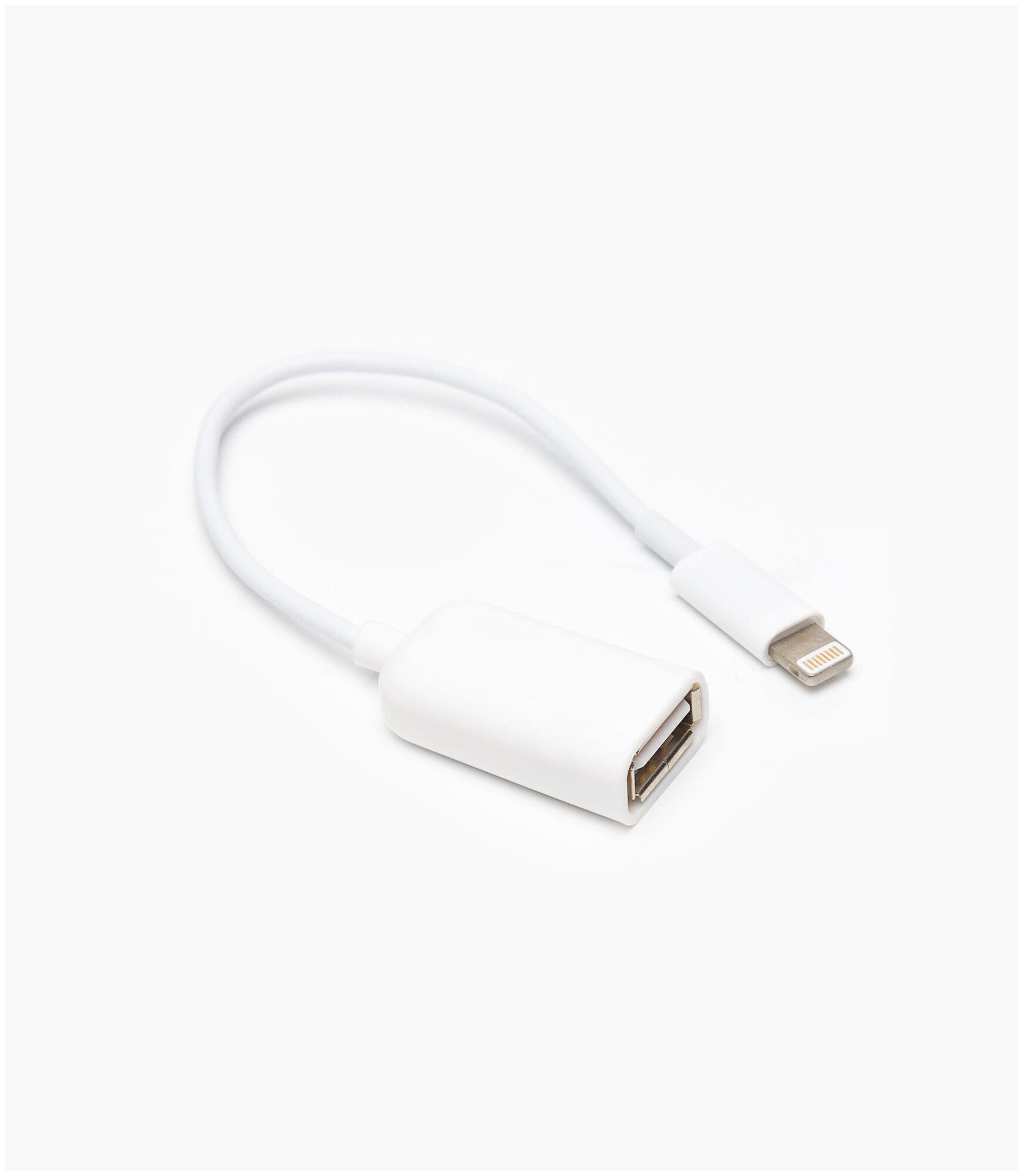 Переходник Lightning - USB-A, OTG для iPhone, для iPad, Usb Lightning, флешка, адаптер, кабель-переходник