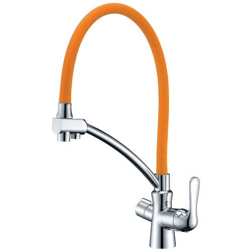 Смеситель для кухни (мойки) Lemark Comfort LM3070C orange